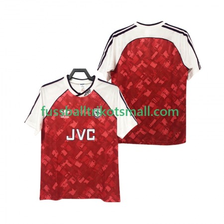 Fußballtrikots Arsenal 1992 Retro 1990 Kurzarm Heimtrikotsatz kaufen